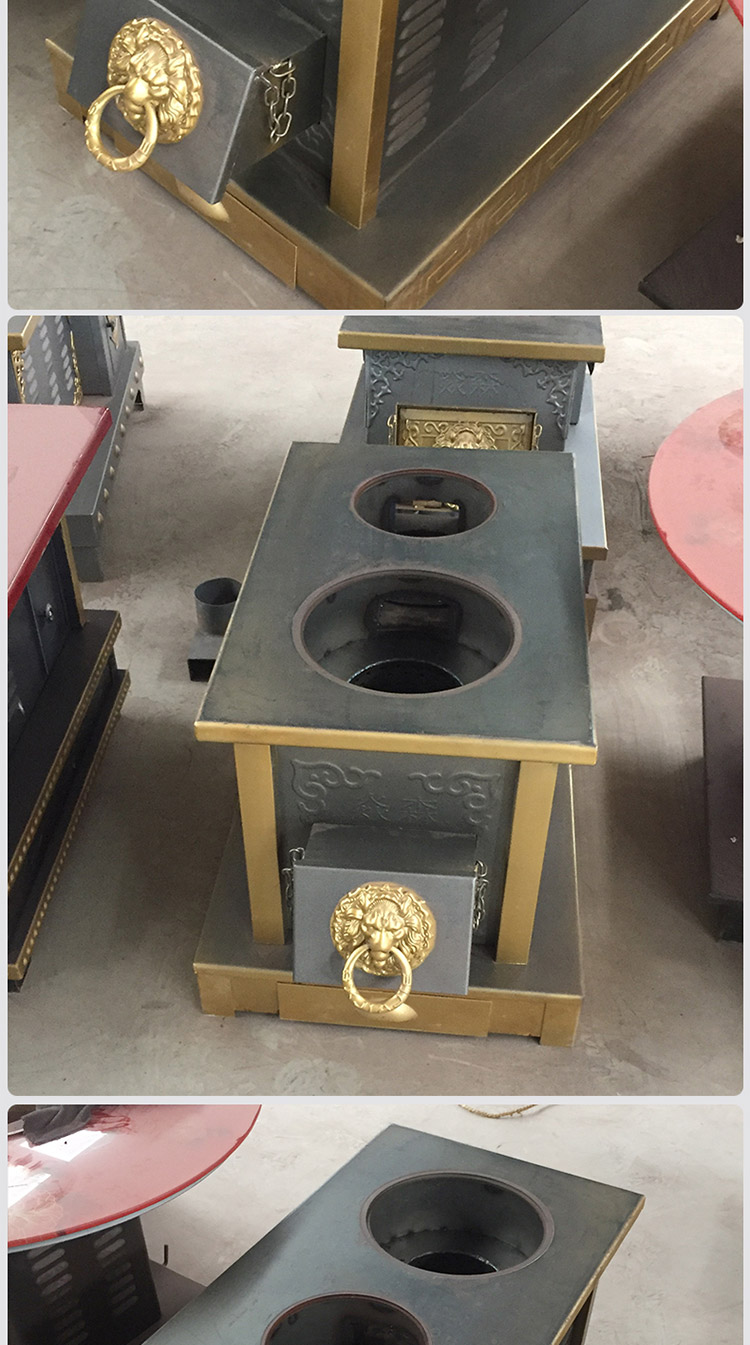 0.8米雙鍋位柴煤兩用小號藏爐—多功能家用取暖藏爐【爐具】焱森爐業(yè)